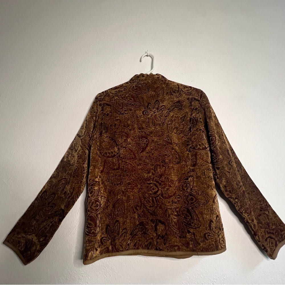 Flashback brocade jacket w/ drawstring neckline, … - image 5